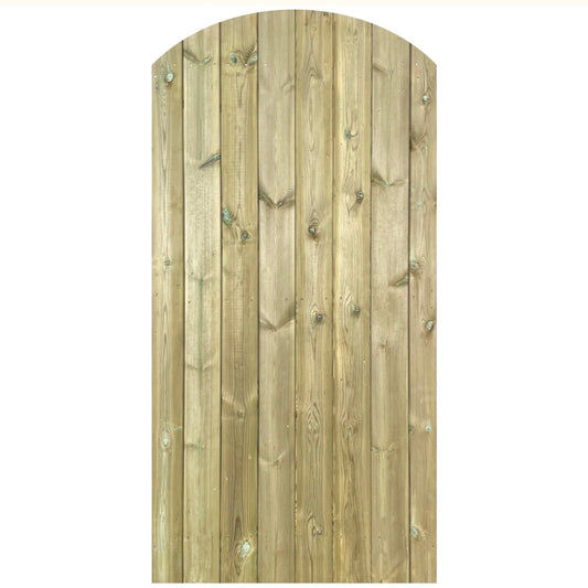 Instow Curved Tongue & Groove Side gate (1.8m High)