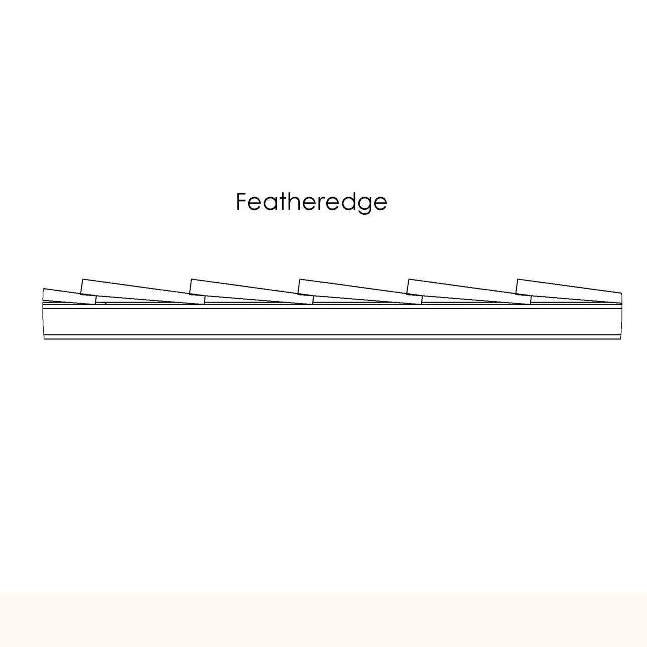 Topsham Curved Featheredge Side Gate (1.8m High)