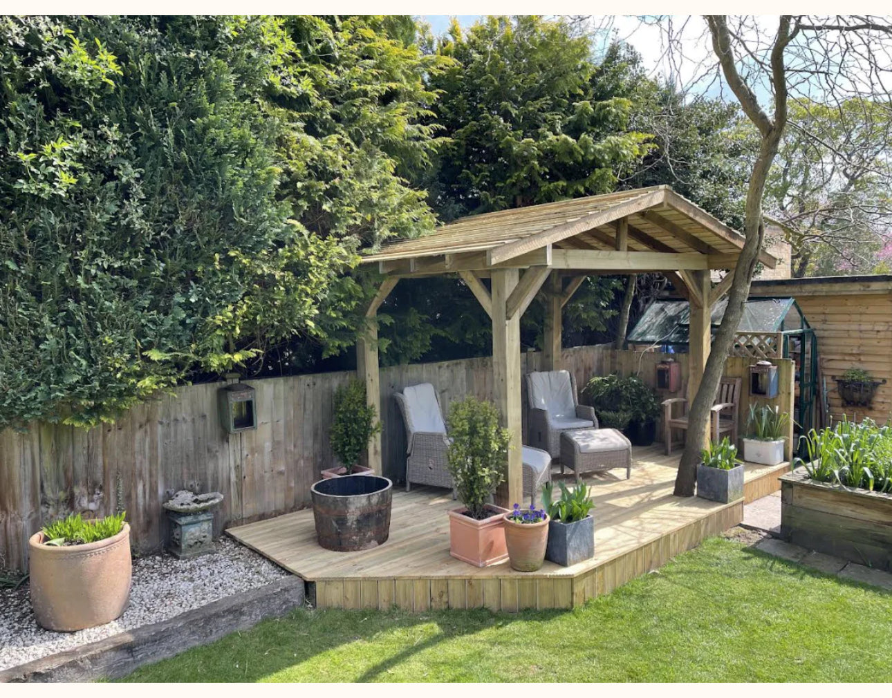 Featheredge Roof Gazebo